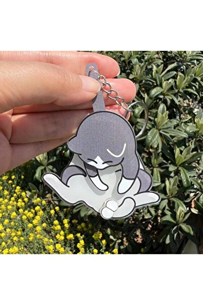 Choice سلسلة مفاتيح تفاعلية على شكل قطة مرحة، قلادة حقيبة على شكل قطة صغيرة م...