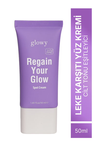GLOWY Leke Karşıtı Yüz Kremi Cilt Tonu Eşitleyici Günlük Bakım Regain Your Gl...