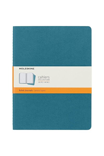 Moleskine Cahier XL 3-Piece Lined Notebook, 19x25cm