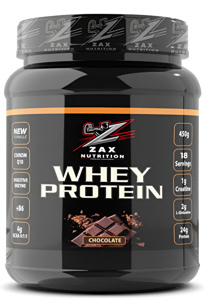 zax nutrition WHEY PROTEİN 450 GR ÇİKOLATA AROMALI