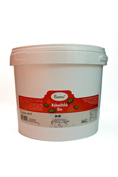 BAMU Kahvaltılık Sos ( İsot Kreması) 4,5 kg Az acı