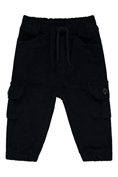 Civil Baby Pachet de buzunar cargo pantaloni pentru 9-18 luni - Bleumarin