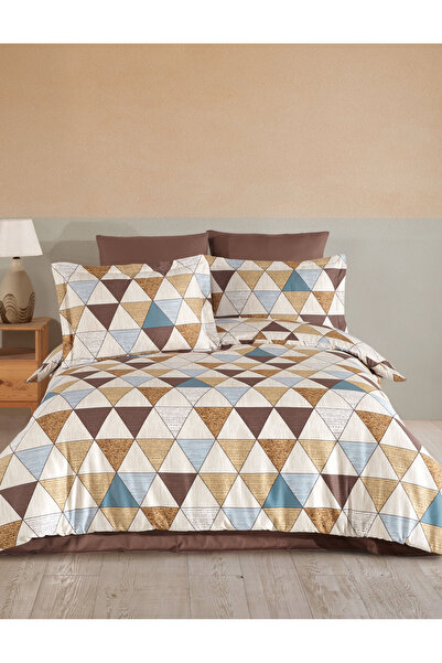 NazeninHome Satin 100% Cotton Single Duvet Cover Set Virginia