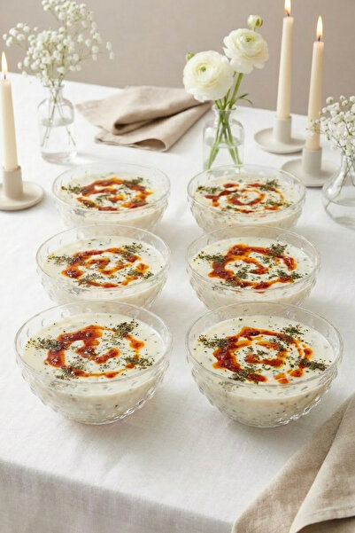 Glamis طقم أوعية زجاجية يدوية الصنع من سيلين كونسبت، مكون من 6 قطع، لتقديم ال...