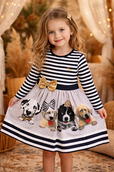 esmababykids Kız Penye Elbise