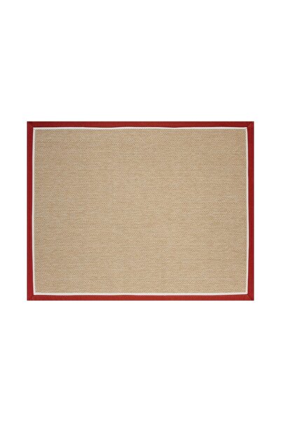 Vivense Çift Bordürlü Sisal Makine Halısı, Bordo, 80X500