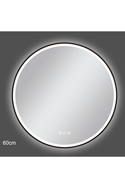 Aqua Drops Round Copper Free Environmental LED Bathroom Mirror 60cm
