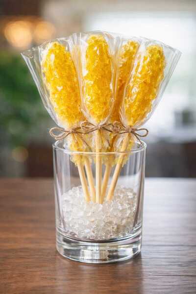 Nema Natural Safranlı Kristal Çubuklu Kaya Şekeri 🍭