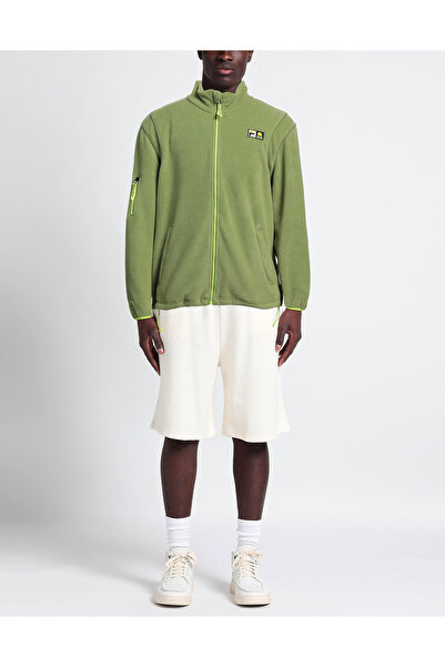 Fila Men Sportswear Fit Brand Logo Outdoor Jacket, Calliste Green