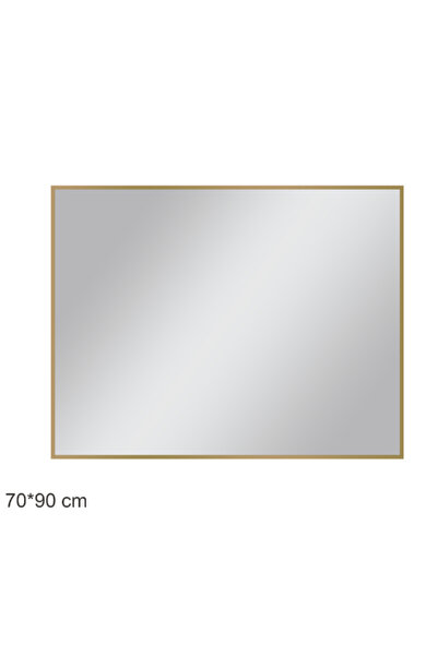 Aqua Drops Rectangular Plain Bathroom Mirror 70 x 90cm
