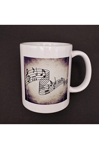 shopwave Mug with Music Notes Design