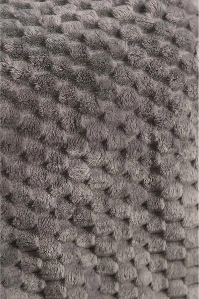 Bella Home 180X220 Mira Sofa Cover - Soft Plush Luxury Non-Slip Base Gray