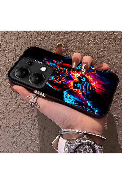 Hontinga حافظة هاتف متوافقة مع هاتف Poco M6 Pro 4G، حماية للكاميرا، ظهر صلب م...