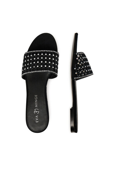 Eva Minge șlapi femei negre ALI-V17852-1-1