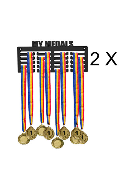 OEM Set of 2 medal holders MY MEDALS 25x11cm