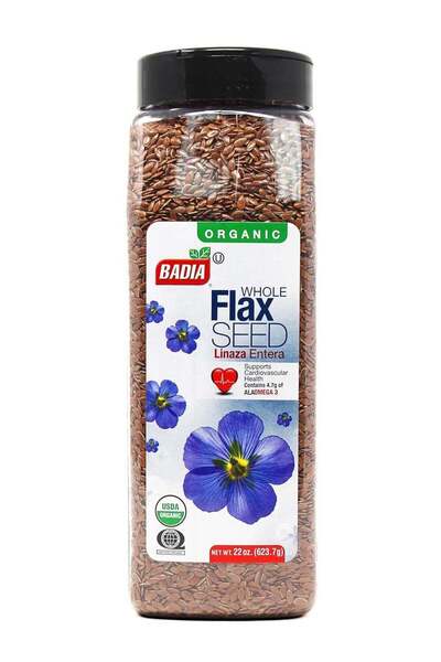 Badia بذور الكتان العضوية 623 غرام