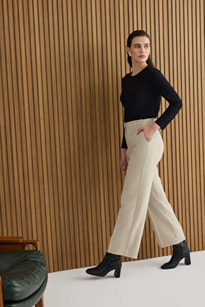 Aker Ekru Dokuma Pantolon