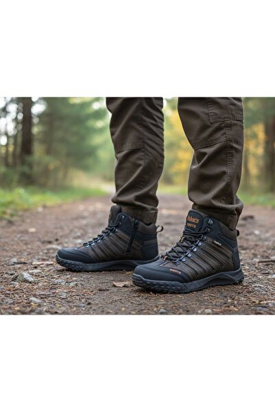 Dakırs Men's Outdoor Trekking Boots Water and Cold Resistant Non-Slip Sole