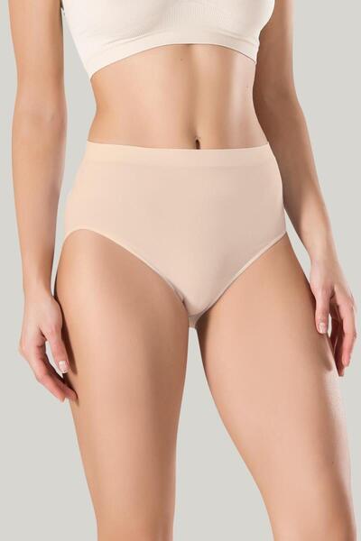 Sinem Çeyiz Miss Fit 1008 Basic Stitch-Free High Waist Soft Shaping / Sculpting Bato Slip