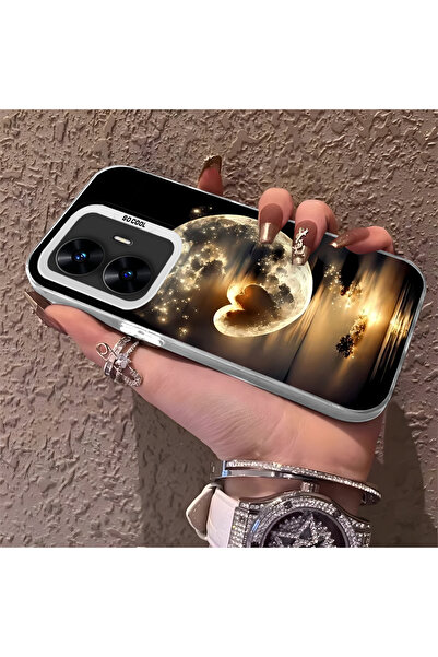 Hontinga حافظة هاتف متوافقة مع هاتف Realme C55، حماية للكاميرا، ظهر صلب مضاد ...