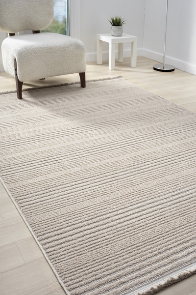 Colore Home Bej Bukle Salon Halısı Bukle Yolluk Bej Salon Halısı