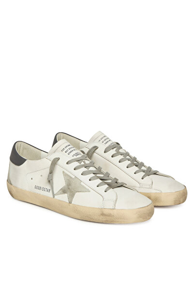 Golden Goose Teniși bărbătești Super Star Classic W Alb/Gheață/Gri Închis