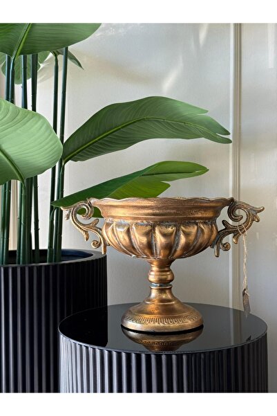 HERA DEKOR İTHAL METAL KULPLU SAKSI
