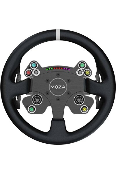 MOZA RACING CS V2P Steering Wheel – 13" Microfiber Leather Rim