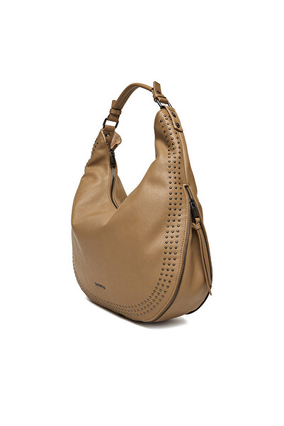 BADURA geantă de mână femeie bej C-ZAR-1