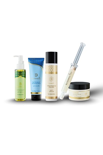 BLOOMING DAY مجموعة روتين تفتيح البشرة "راديانس جلو" - 5 خطوات للعناية اليومي...