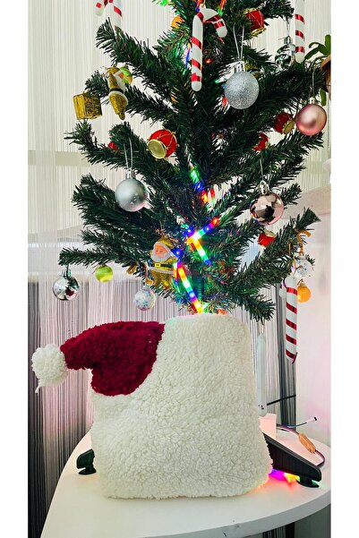 senıraz Mini Cushion with Christmas Hat Detail/Christmas Gift/Christmas-Theme...