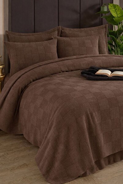 Güvenal Maya Double Pique Set Bedspread with Pillowcase |   Pike |   Bedspread