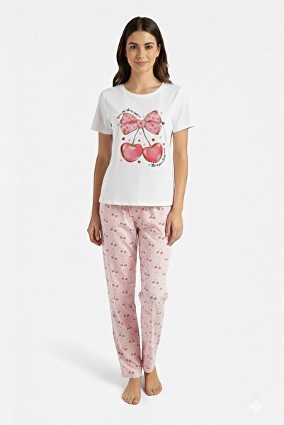 PEMBİŞ HOMEWEAR Women's Pajama Set Long Sleeve-Sezm-85