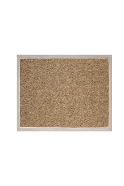Vivense ÇİFT BORDÜRLÜ HASIR DOKULU SİSAL SALON MAKİNE HALISI, KAHVE, 120X600,...