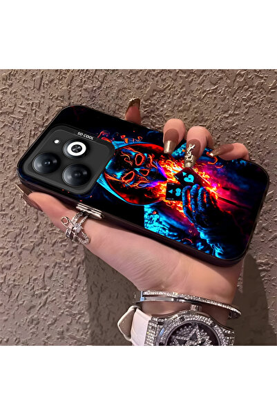 Hontinga حافظة هاتف متوافقة مع تكنو سبارك 20، حماية للكاميرا، ظهر صلب مضاد لل...