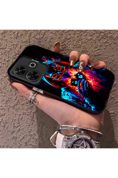 Hontinga حافظة هاتف متوافقة مع هاتف Redmi 13، حماية للكاميرا، ظهر صلب مضاد لل...