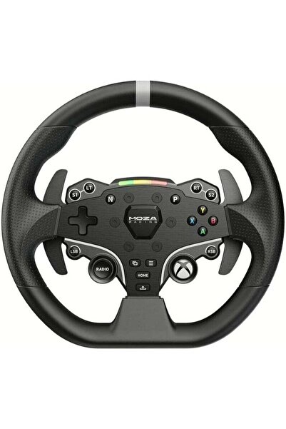 MOZA ESX Steering Wheel for PC and xbox , Game Controller, 22 Customizable Buttons, LED lights