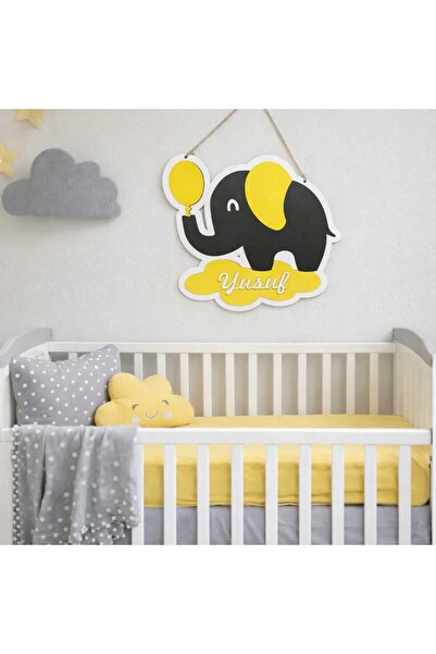 yucisaatleri bebekler için Çocuk odası kapı veya duvar süsü kişiye Özel 40 cm