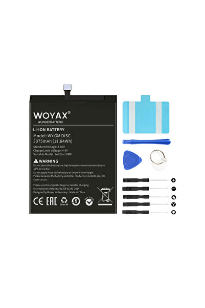 woyax by Deji General Mobile Discovery GM8 Mucize Batarya