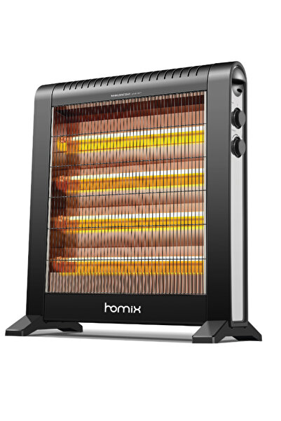 HOMİX 2400W 4-Tube Quartz Radiant Heater