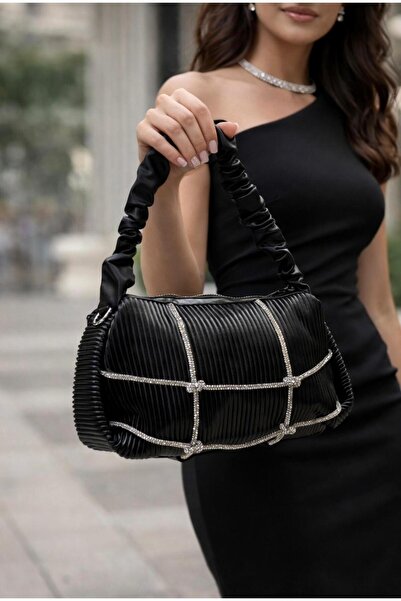 balbagss Women's Stone Design Hand and Shoulder Bag for Special Occasions, Engagement, Wedding Invitations