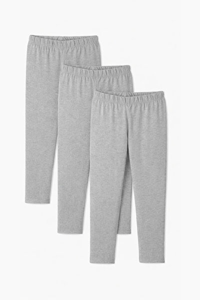 Arma Yıldız Дълги чорапогащи за момичета, сиви, памук и спандекс, едноцветни,...