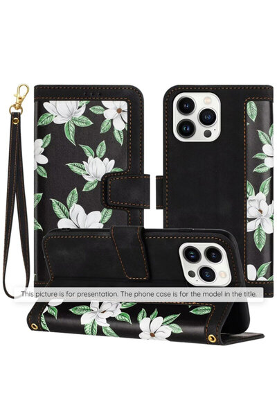 Techsuit Personalized Case for Girls Honor Magic 8 Lite FlipCraft, Black