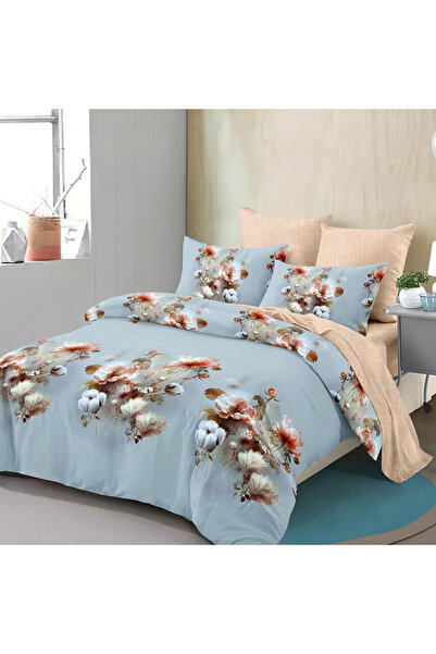 Pucioasa Bed linen with elastic for double bed 2 people Pucioasa, 6 pieces, Finet, DREAM-0382