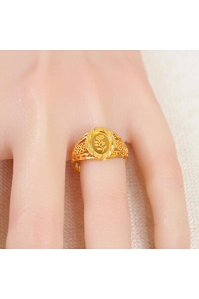 knooz خاتم زهرة بديل للذهب