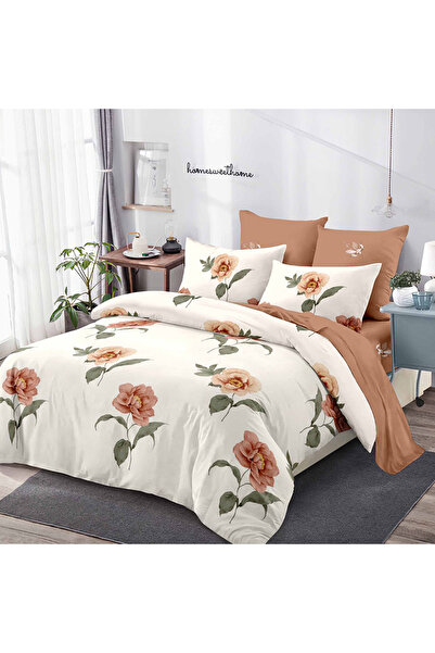 Pucioasa Bed linen with elastic for double bed 2 people Pucioasa, 6 pieces, F...
