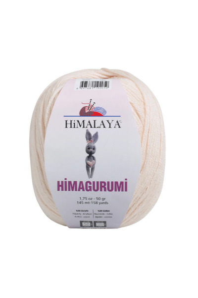 Himalaya Himagurumi 50% Acrylic 50% Cotton – 50 g 145 m Knitting Yarn-301-05-...