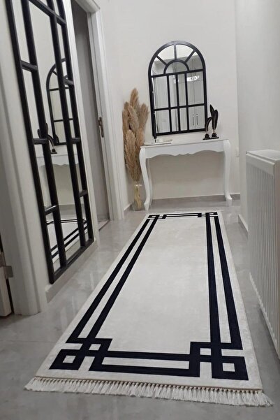 Monnhein Килим за бягане – неплъзгаща основа, подходящ за пране, мека текстур...