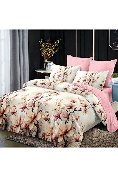 Pucioasa Bed linen with elastic for double bed 2 people Pucioasa, 6 pieces, F...