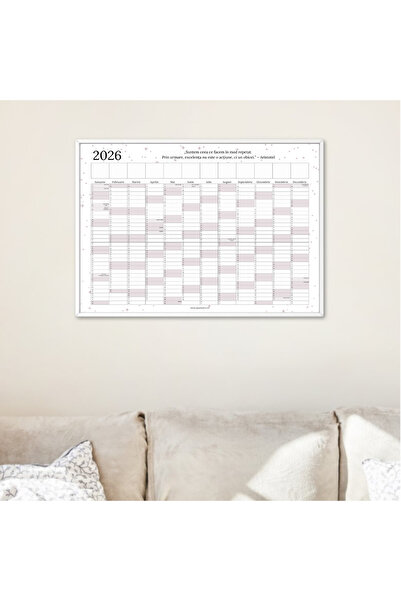 OEM Annual wall calendar 2026, size A1